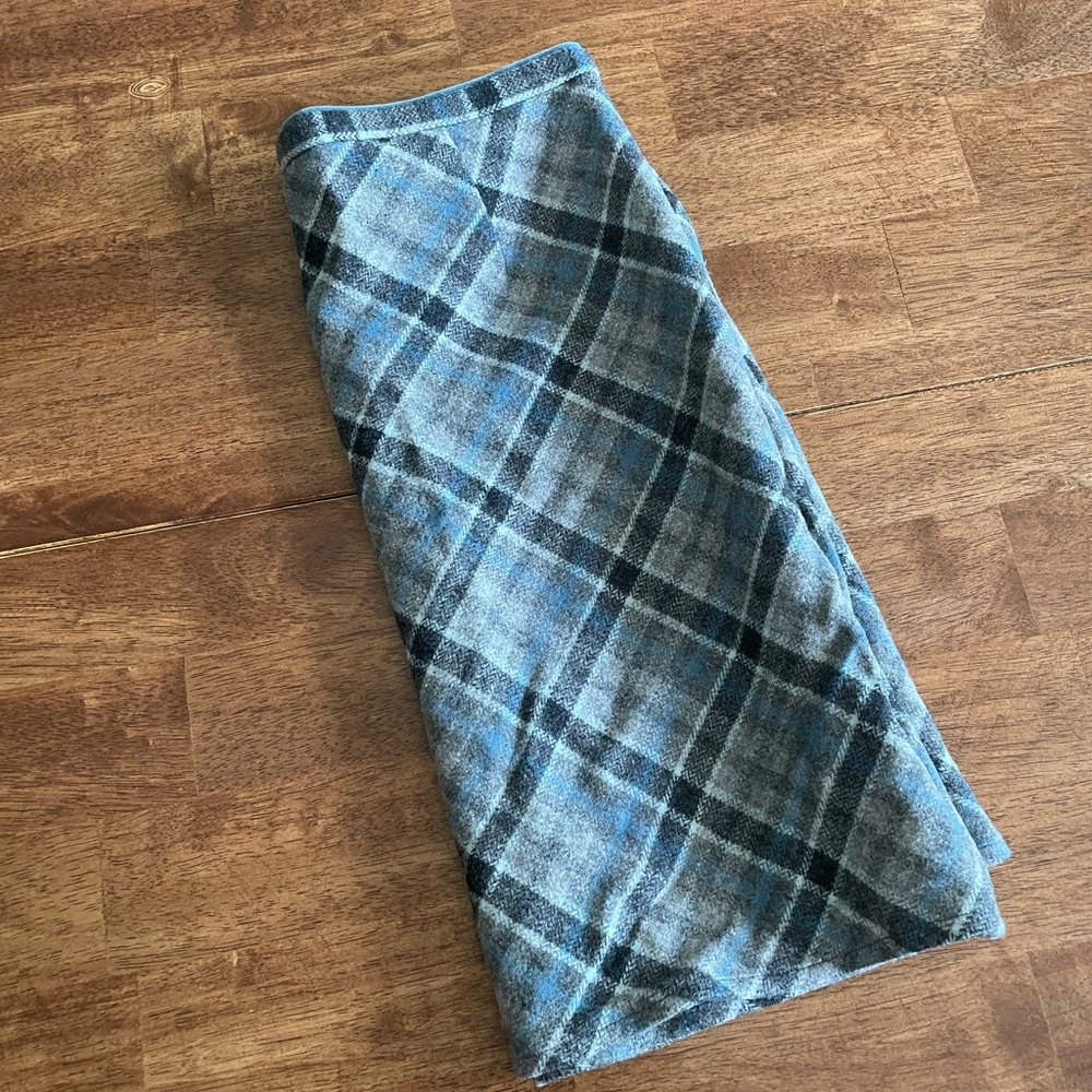 American Eagle Plaid Wool Skirt